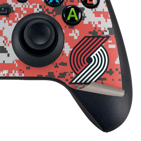 NBA Portland Trail Blazers Digi Camo XBox Series X Digital Edition Bundle Skin