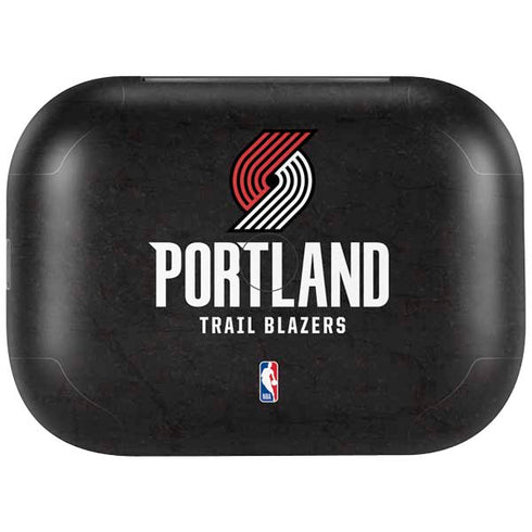 NBA Portland Trail Blazers Distressed Amazon Echo Buds Skin