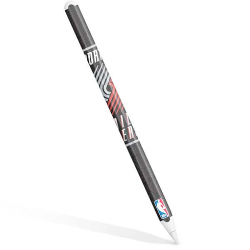 NBA Portland Trail Blazers Distressed Apple Pencil (2nd Gen 2019) Skin
