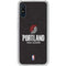 NBA Portland Trail Blazers Distressed Galaxy A10e Clear Case