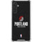 NBA Portland Trail Blazers Distressed Galaxy A17 Clear Case