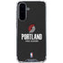 NBA Portland Trail Blazers Distressed Galaxy A36 5G Clear Case