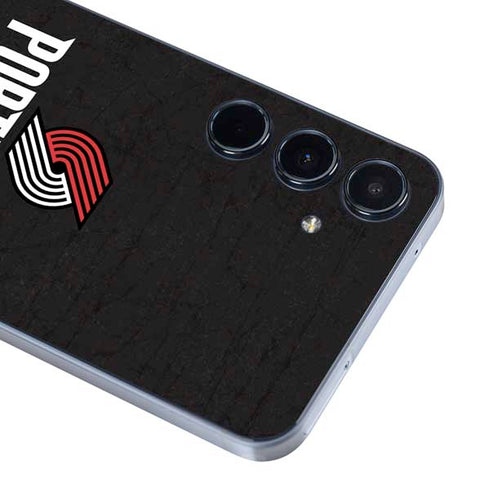 NBA Portland Trail Blazers Distressed Galaxy A36 5G Skin