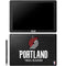 NBA Portland Trail Blazers Distressed Galaxy Book 12in Skin
