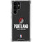 NBA Portland Trail Blazers Distressed Galaxy S23 Ultra Clear Case