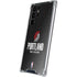 NBA Portland Trail Blazers Distressed Galaxy S23 Ultra Clear Case
