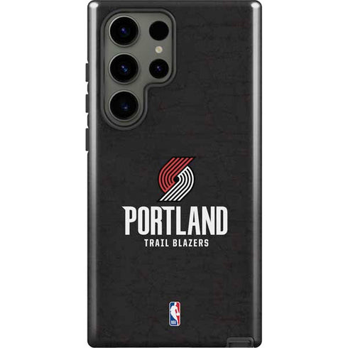 NBA Portland Trail Blazers Distressed Galaxy S23 Ultra Pro Case