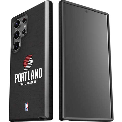 NBA Portland Trail Blazers Distressed Galaxy S23 Ultra Pro Case