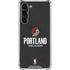 NBA Portland Trail Blazers Distressed Galaxy S24 FE Clear Case