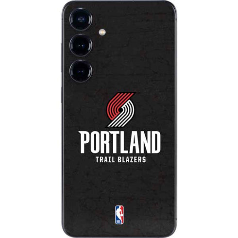 NBA Portland Trail Blazers Distressed Galaxy S24 Plus Skin