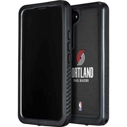 NBA Portland Trail Blazers Distressed Galaxy S24 Plus Waterproof Case