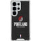 NBA Portland Trail Blazers Distressed Galaxy S25 Ultra Clear Case