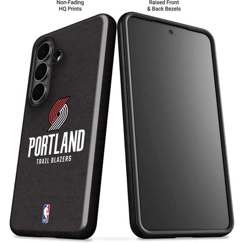 NBA Portland Trail Blazers Distressed Galaxy S26 Impact Case