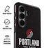 NBA Portland Trail Blazers Distressed Galaxy S26 Plus Impact Case