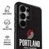NBA Portland Trail Blazers Distressed Galaxy S26 Ultra Impact Case
