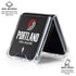 NBA Portland Trail Blazers Distressed Galaxy Z Flip6 Clear Case