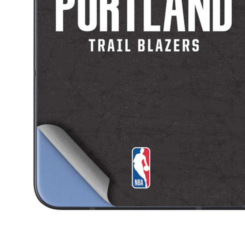 NBA Portland Trail Blazers Distressed Galaxy Z Fold5 5G Skin