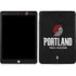 NBA Portland Trail Blazers Distressed Apple iPad Skin