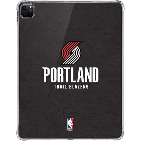 NBA Portland Trail Blazers Distressed iPad Pro 11in (2024) Clear Case