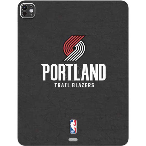 NBA Portland Trail Blazers Distressed iPad Pro 13in M4 (2024) Skin