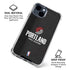 NBA Portland Trail Blazers Distressed iPhone 15 Clear Case