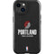 NBA Portland Trail Blazers Distressed iPhone 15 Impact Case