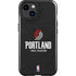 NBA Portland Trail Blazers Distressed iPhone 15 Impact Case