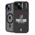 NBA Portland Trail Blazers Distressed iPhone 15 Plus Kickstand Case