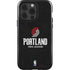 NBA Portland Trail Blazers Distressed iPhone 15 Pro Impact Case