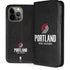 NBA Portland Trail Blazers Distressed iPhone 15 Pro Max Folio Case