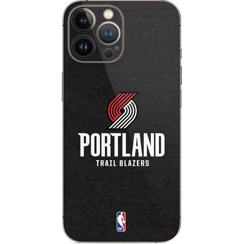 NBA Portland Trail Blazers Distressed iPhone 15 Pro Max Skin