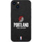 NBA Portland Trail Blazers Distressed iPhone 15 Skin
