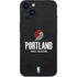 NBA Portland Trail Blazers Distressed iPhone 15 Skin
