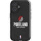 NBA Portland Trail Blazers Distressed iPhone 16 Impact Case