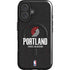 NBA Portland Trail Blazers Distressed iPhone 16 Magsafe Impact Case