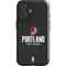 NBA Portland Trail Blazers Distressed iPhone 16 Plus Impact Case
