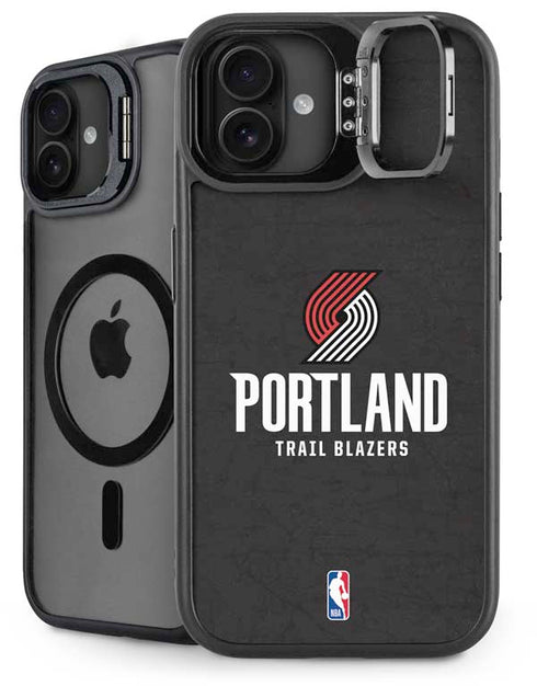 NBA Portland Trail Blazers Distressed iPhone 16 Plus Kickstand Case