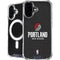 NBA Portland Trail Blazers Distressed iPhone 16 Plus MagSafe Case