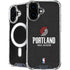 NBA Portland Trail Blazers Distressed iPhone 16 Plus MagSafe Case