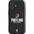 NBA Portland Trail Blazers Distressed iPhone 16 Plus Magsafe Impact Case