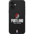 NBA Portland Trail Blazers Distressed iPhone 16 Plus Skin