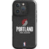 NBA Portland Trail Blazers Distressed iPhone 16 Pro Impact Case
