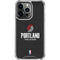 NBA Portland Trail Blazers Distressed iPhone 16 Pro Max Clear Case
