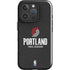 NBA Portland Trail Blazers Distressed iPhone 16 Pro Max Impact Case