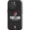 NBA Portland Trail Blazers Distressed iPhone 16 Pro Max Magsafe Impact Case