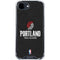 NBA Portland Trail Blazers Distressed iPhone 16e Clear Case