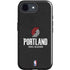NBA Portland Trail Blazers Distressed iPhone 16e Impact Case
