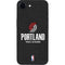 NBA Portland Trail Blazers Distressed iPhone 16e Skin