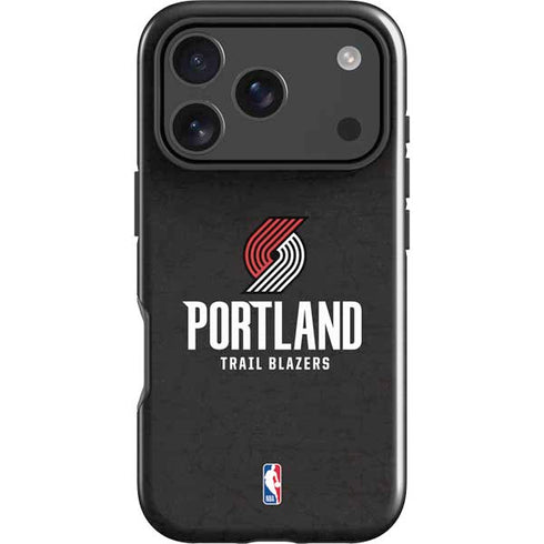 NBA Portland Trail Blazers Distressed iPhone 18 Pro Max Impact Case