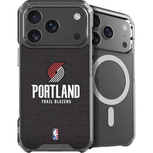 NBA Portland Trail Blazers Distressed iPhone 18 Pro Max MagSafe Case
